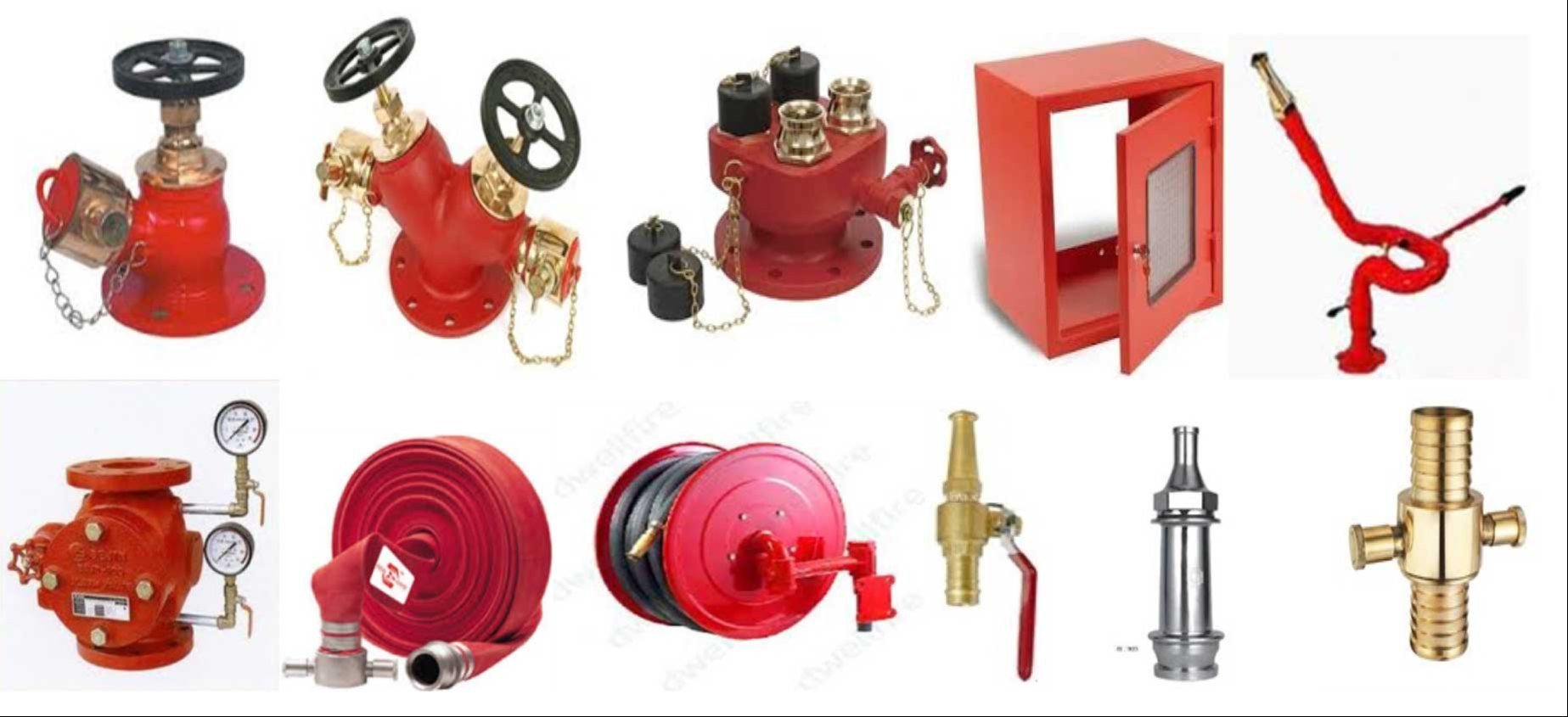 water hydrant sprinkler fire-hose systim