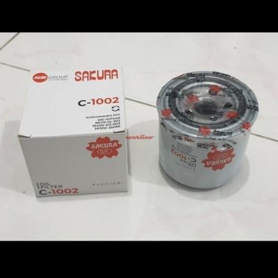 Filter oli SAKURA Isuzu Kubota Yanmar Denyo hitachi honda hyundai Mazda Mitsubishi Komatsu PN C-1002