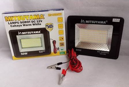 Lampu Sorot DC 12V 50Watt Lampu Tembak DC Putih Terang Mitsuyama MS-9650WW