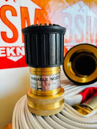 VARIABLE NOZZLE Machino Spray Nozzle Full Kuningan Selang Pemadam 2,5 Inch (20 MM)