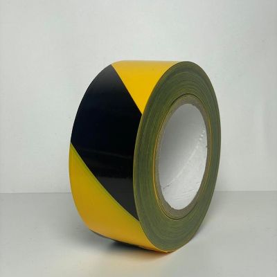 WARNING BELT 2” x 300 M KUNING HITAM