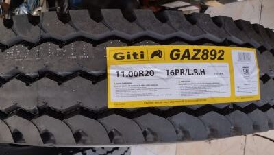 BAN TRUK RADIAL GITI 1100R20 16PR GAZ892 SET