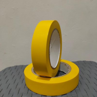 Lakban Yellow lantai floor marking Tape uk 1 Inch x 33m