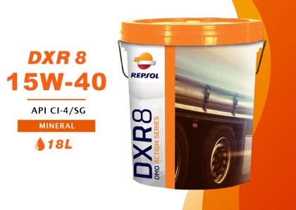 OLI DIESEL ENGINE REPSOL DXR 8 15W-40 API CI-SL PAIL 18 liter