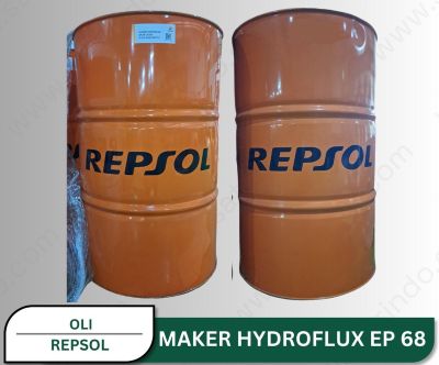 OLI HIDROLIK REPSOL MAKER HYDROFLUX EP 68 DRUM 209 LITER
