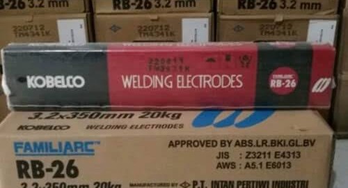 KAWAT LAS KOBE RB-26 UK 3.2 MMX350MM PER PACK 5 KG