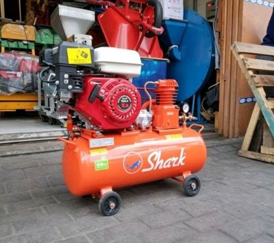 KOMPRESOR ANGIN AIR COMPRESSOR 1-4 HP KAPASITAS 30 LITER SHARK LZPM-5114