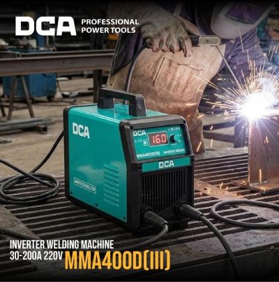 Mesin Las Heavy Duty Welding Inverter 200A-220V-380V 1phase DCA MMA400D (III)